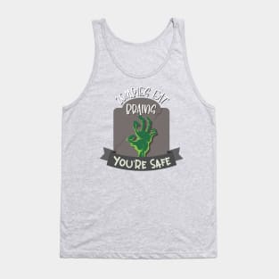 Zombies Eat Brains Tank Top